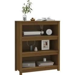 Kirjahylly 50x35x68 cm mänty harmaa