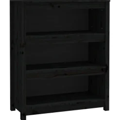 Kirjahylly 50x35x68 cm mänty harmaa