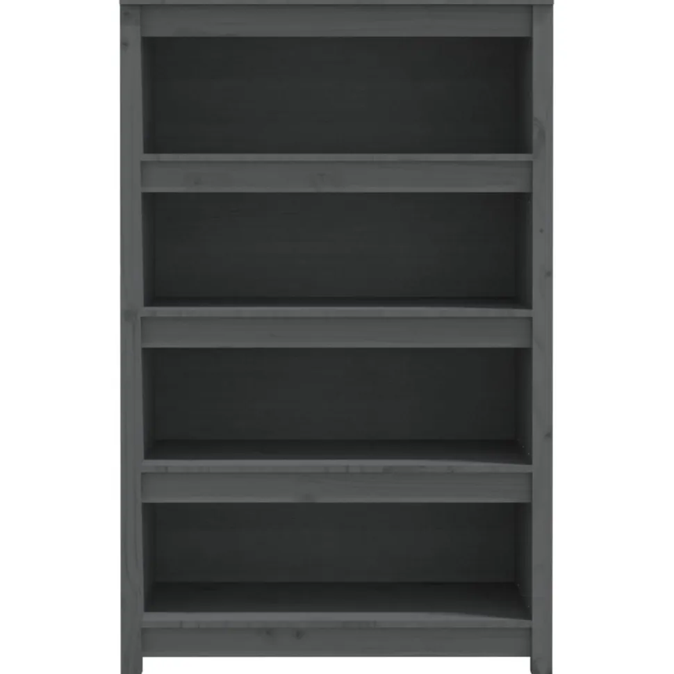 Kirjahylly 50x35x68 cm mänty harmaa