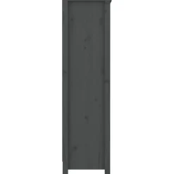 Kirjahylly 50x35x68 cm mänty harmaa