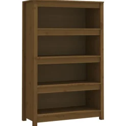 Kirjahylly 50x35x68 cm mänty harmaa