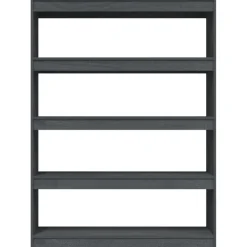 Kirjahylly 40x30x71,5 cm mänty harmaa