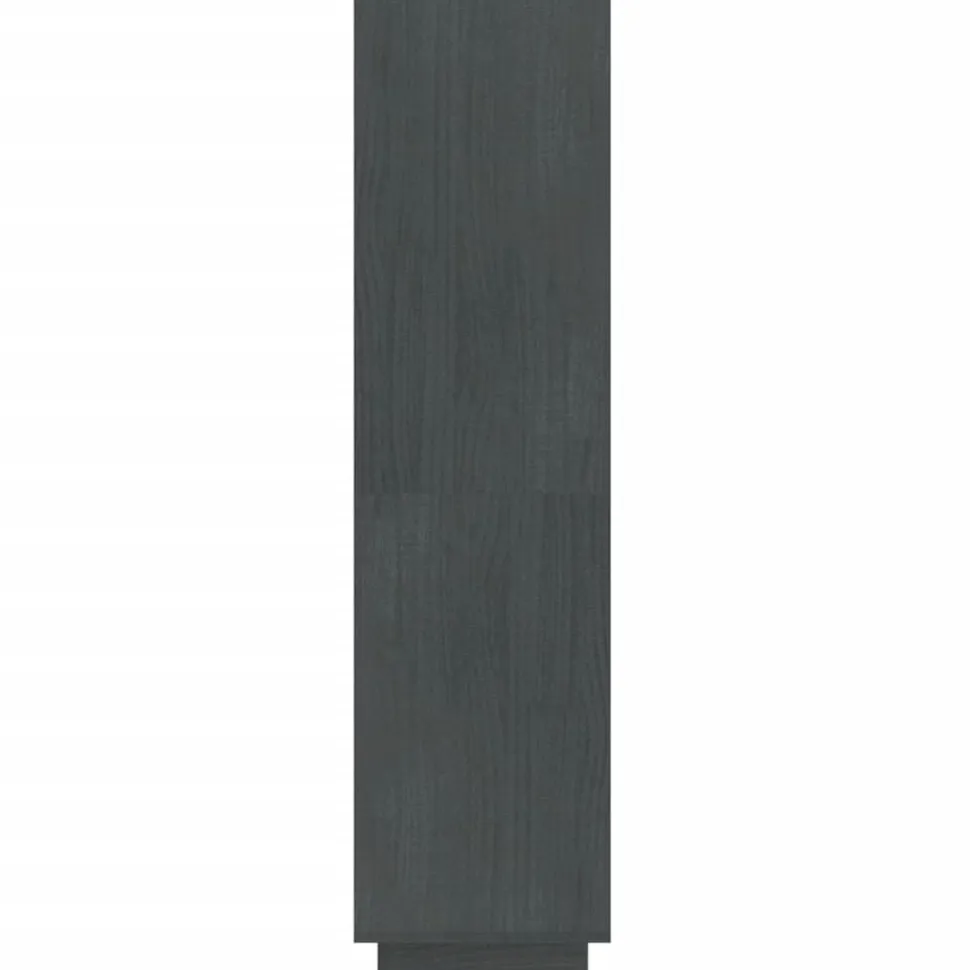 Kirjahylly 40x35x71 cm mänty harmaa