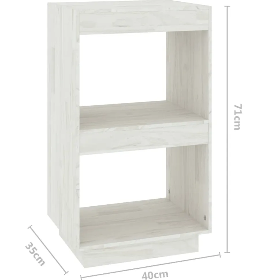 Kirjahylly 40x35x71 cm mänty harmaa