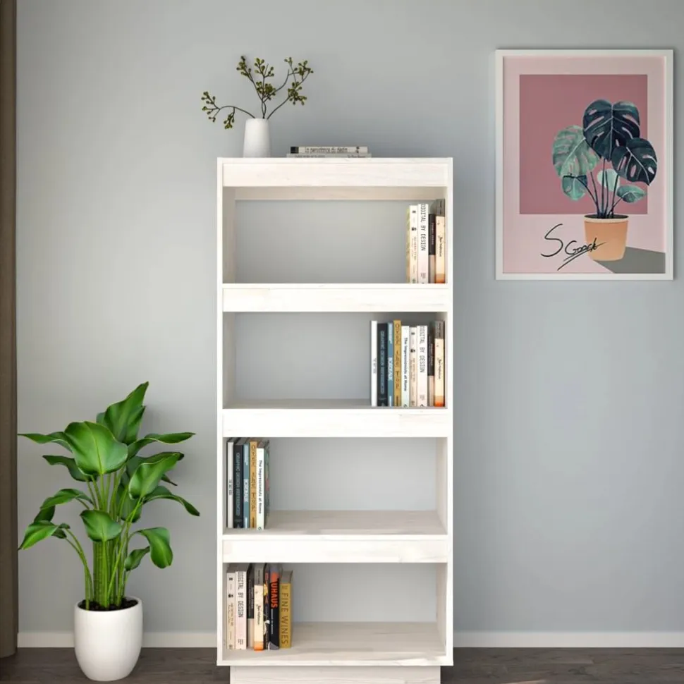 Kirjahylly 40x35x71 cm mänty harmaa