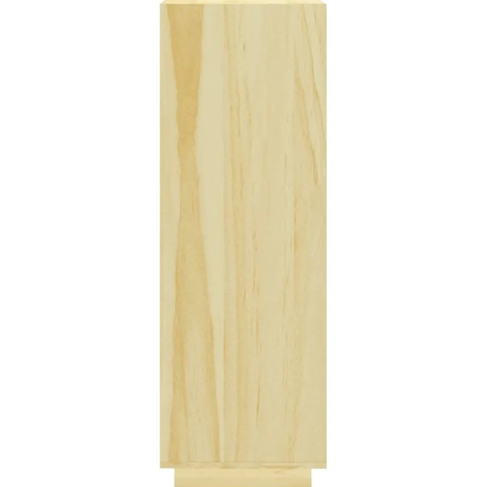 Kirjahylly 40x35x71 cm mänty harmaa