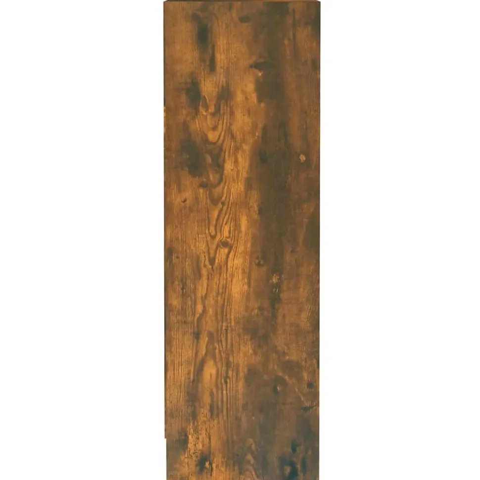 Kirjahylly 60x24x74,5 cm tekninen puu harmaa