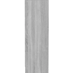 Kirjahylly 60x24x74,5 cm tekninen puu harmaa
