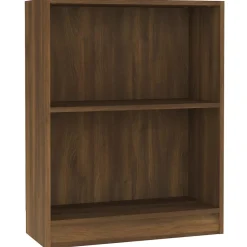 Kirjahylly 60x24x74,5 cm tekninen puu harmaa