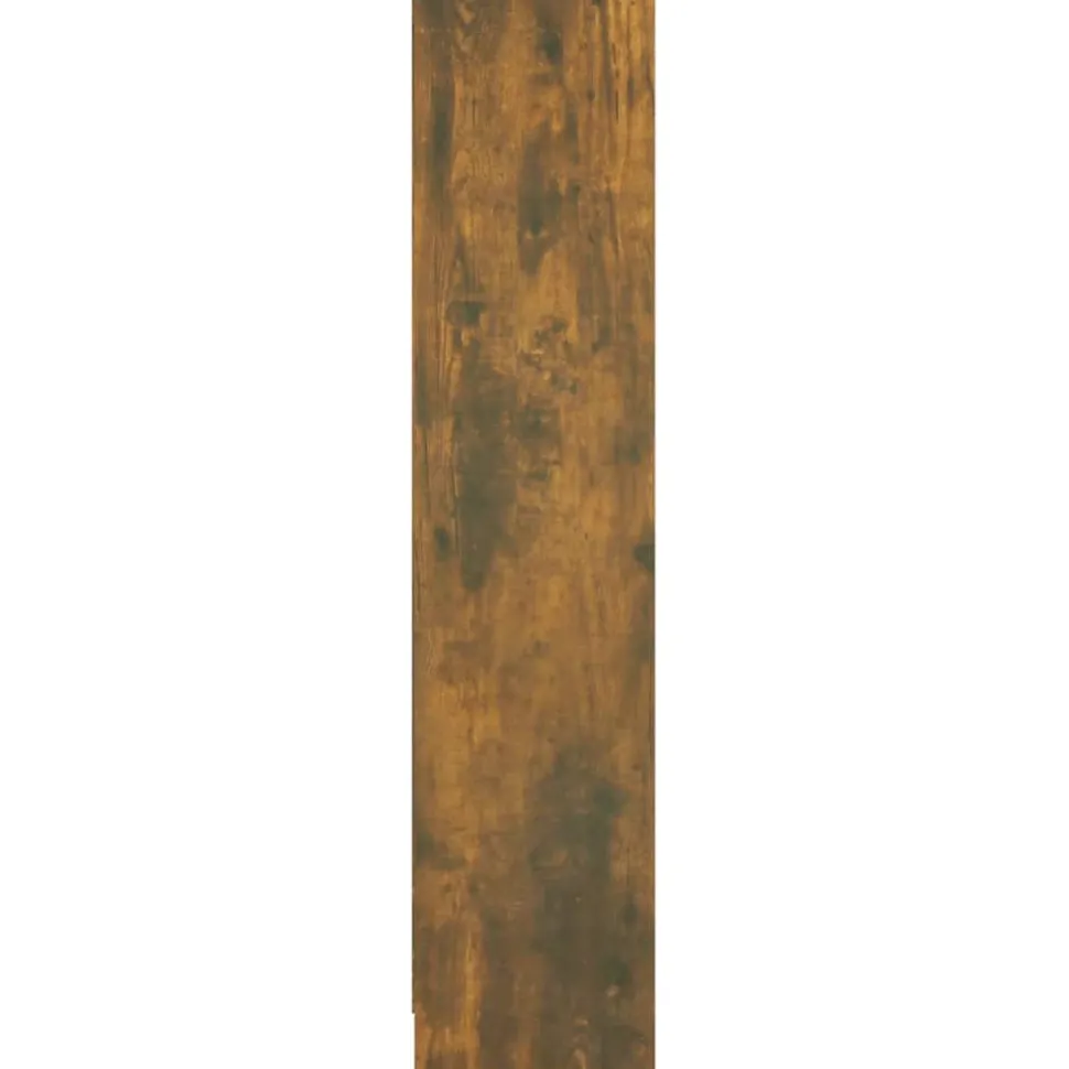 Kirjahylly 60x24x74,5 cm tekninen puu harmaa