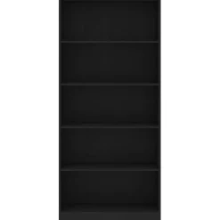 Kirjahylly 60x24x74,5 cm tekninen puu harmaa