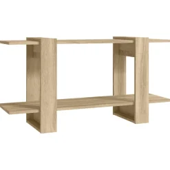 Kirjahylly 100x30x51 cm tekninen puu harmaa