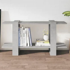 Kirjahylly 100x30x51 cm tekninen puu harmaa