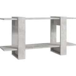 Kirjahylly 100x30x51 cm tekninen puu harmaa