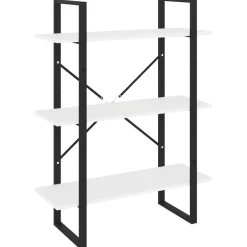 Kirjahylly 80x30x105 cm tekninen puu harmaa