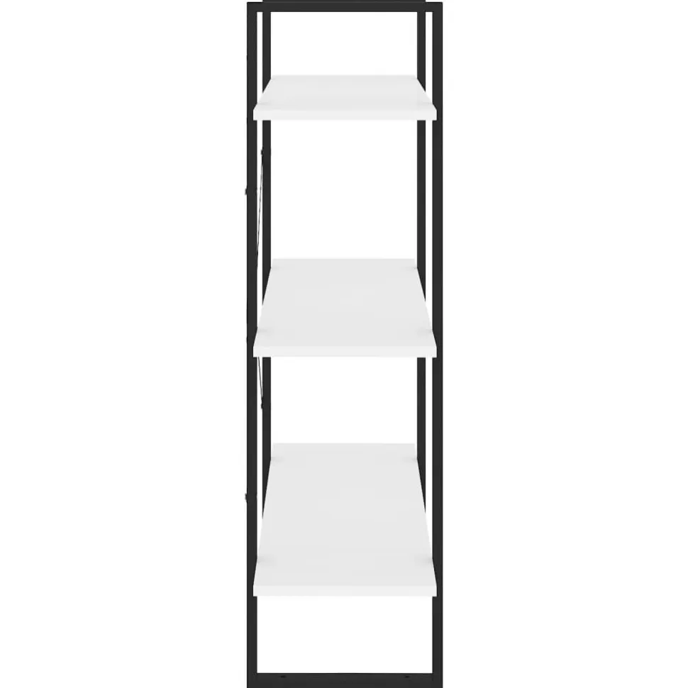 Kirjahylly 80x30x105 cm tekninen puu harmaa