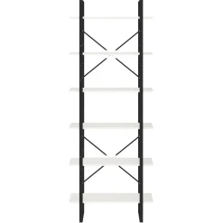 Kirjahylly 80x30x105 cm tekninen puu harmaa