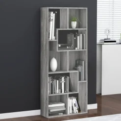 Kirjahylly 67x24x161 cm tekninen puu savutammi