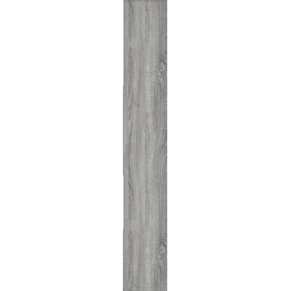 Kirjahylly 67x24x161 cm tekninen puu savutammi