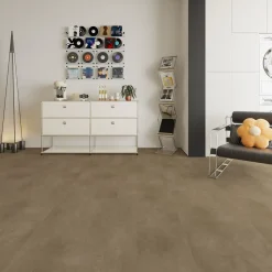 Kivikomposiittivinyylilaatta DomusFlooring Vipusen voimakivi, integroitu askeläänieriste