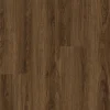 Kivikomposiittivinyylilankku DomusFlooring Pellervon pähkinä, integroitu askeläänieriste