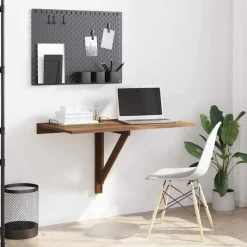 Klaffipöytä seinälle, 100x60x56 cm, tekninen puu, eri värejä (92524)
