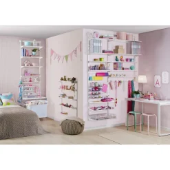 Käännettävä hylly Elfa Utility Home 598x48x115 mm valkoinen