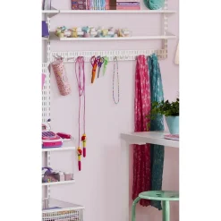 Käännettävä hylly Elfa Utility Home 598x48x115 mm valkoinen