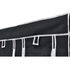 Kokoontaitettava vaatekaappi 110cm musta