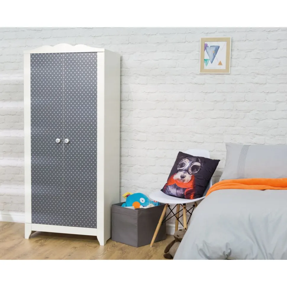 Kontaktimuovi D-C-Fix 346-0653, 0.45x2m, tähti, harmaa