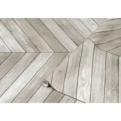 Kontaktimuovi D-C-Fix 346-8200, 0.675x2m, Chevron puu, puujäljitelmä, beige