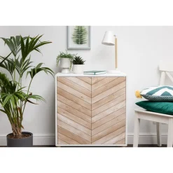 Kontaktimuovi D-C-Fix 346-8200, 0.675x2m, Chevron puu, puujäljitelmä, beige