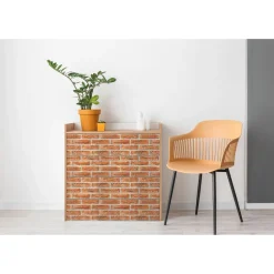 Kontaktimuovi D-C-Fix 346-0221, 0.45x2m, Kivet Ahaus punainen