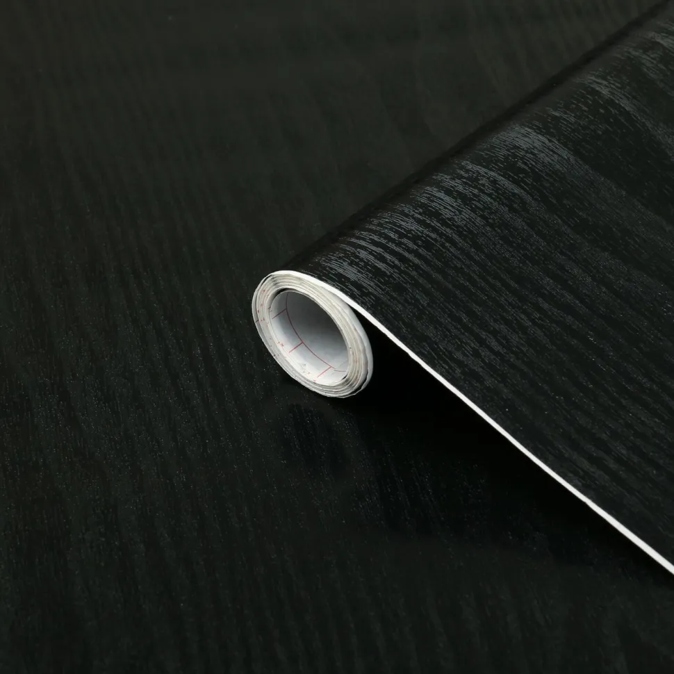 Kontaktimuovi D-C-Fix 346-8007, 0.675x2m, puu, puujäljitelmä, musta
