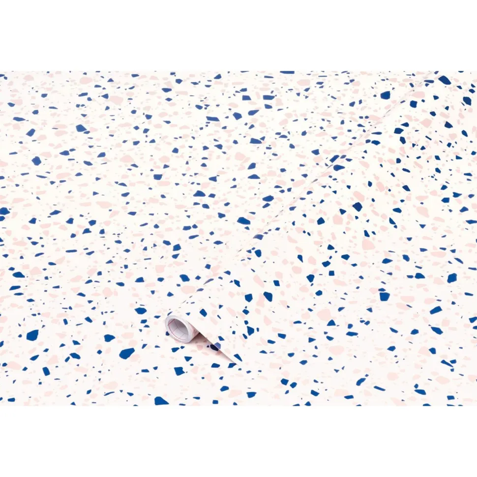 Kontaktimuovi D-C-Fix 346-0695, 0.45x2m, Terrazzo Neo mosaiikki sininen