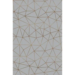 Kontaktimuovi D-C-Fix 346-0691, 0.45x2m, Tico, graafinen/geometrinen, moderni, harmaa/kulta
