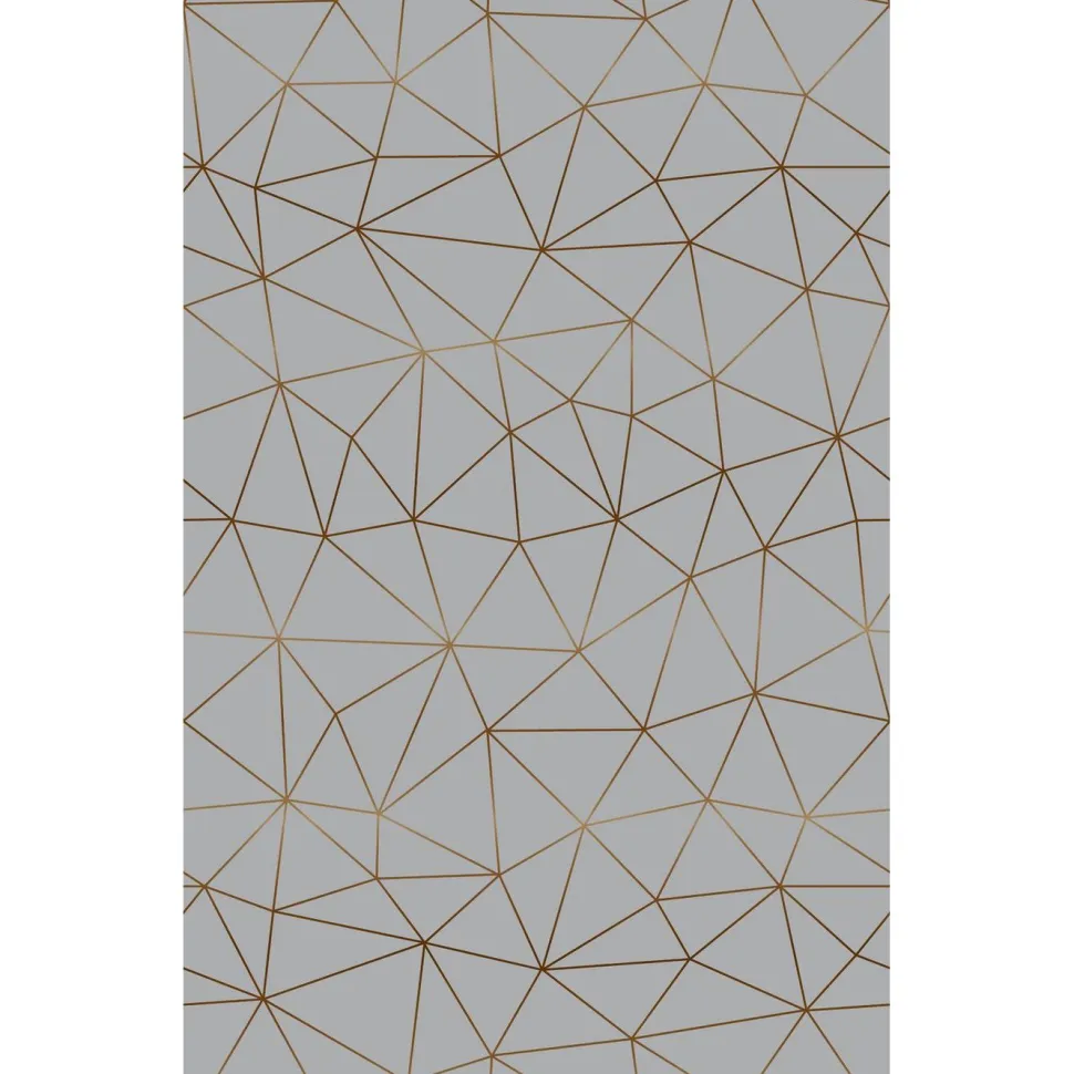 Kontaktimuovi D-C-Fix 346-0691, 0.45x2m, Tico, graafinen/geometrinen, moderni, harmaa/kulta