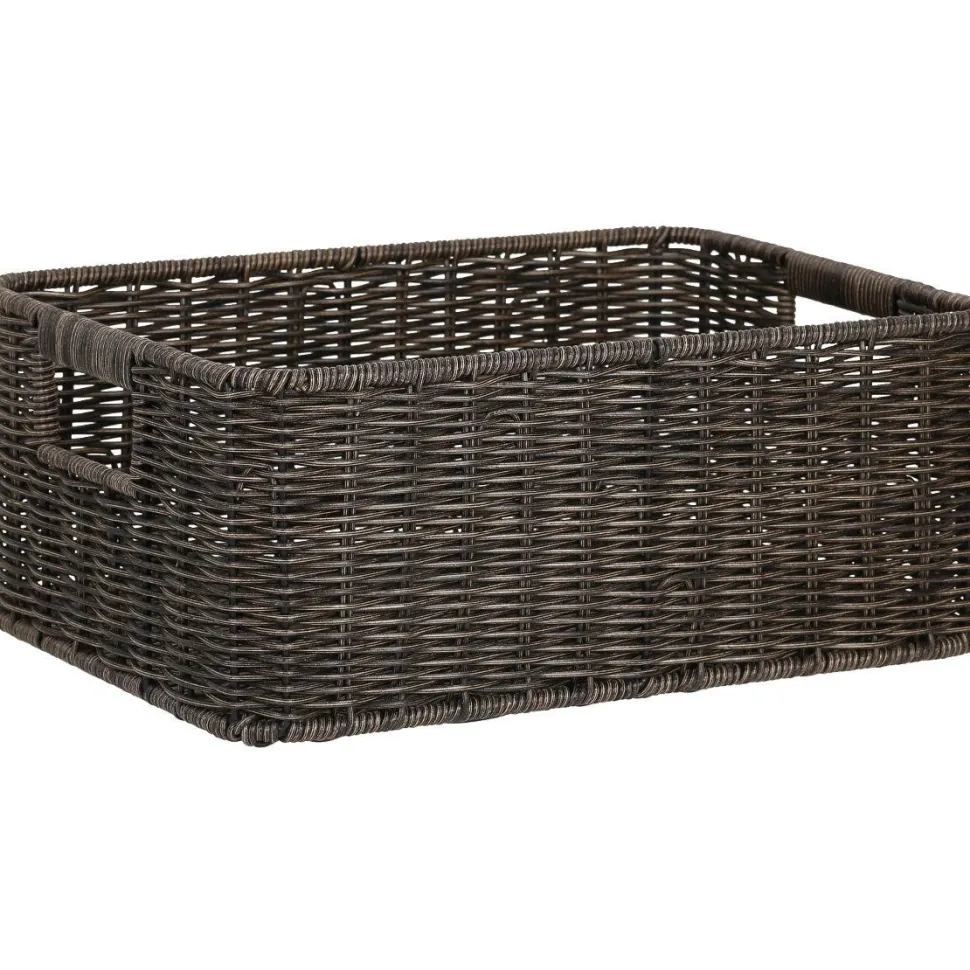 Kori Home4You BASILE 34x24xK13,5 cm, tummanruskea, ruskea