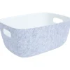Kori Home4You LIDO POP 36x28xK16 cm, vaaleanharmaa