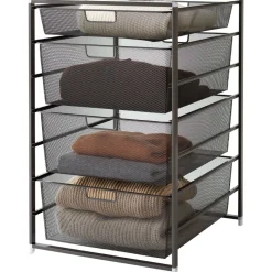 Koripaketti Elfa Mesh Basic 744525, 74x45x54cm, grafiitti