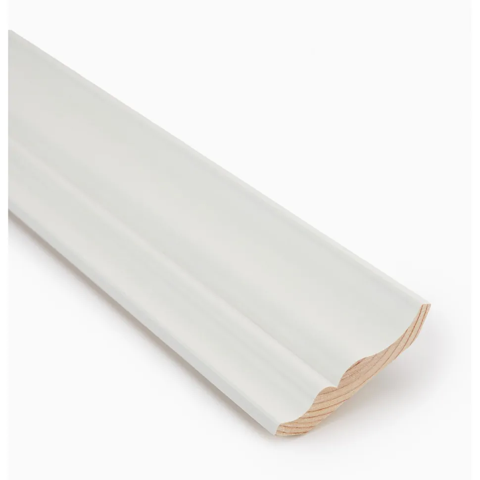Koristekattolista Jokiwood 16x90x3200mm, valkoinen