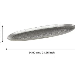 Koristekulho Eglo Living Forleyet, 54cm, antiikkinikkeli