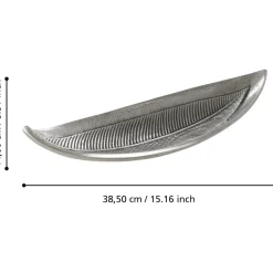 Koristekulho Eglo Living Forleyet, 38.5cm, antiikkinikkeli