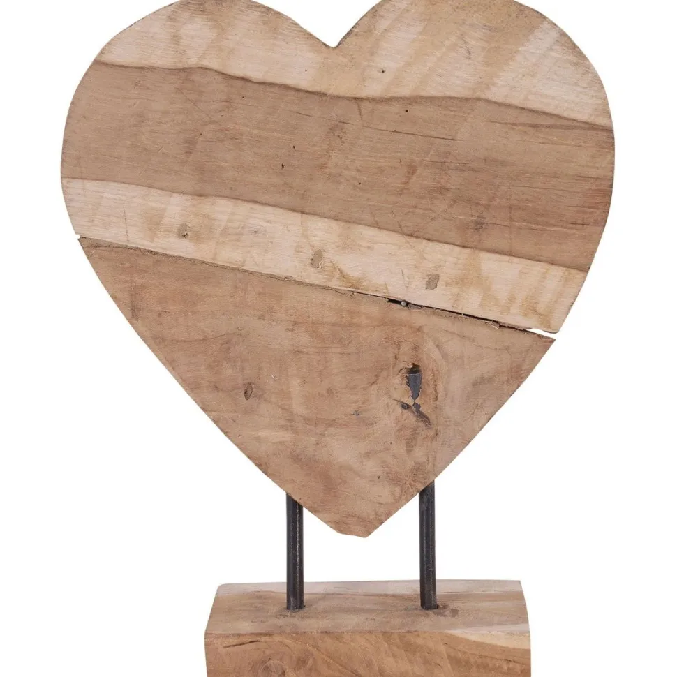 Koristesydän House Nordic Almada, 30cm, tiikki