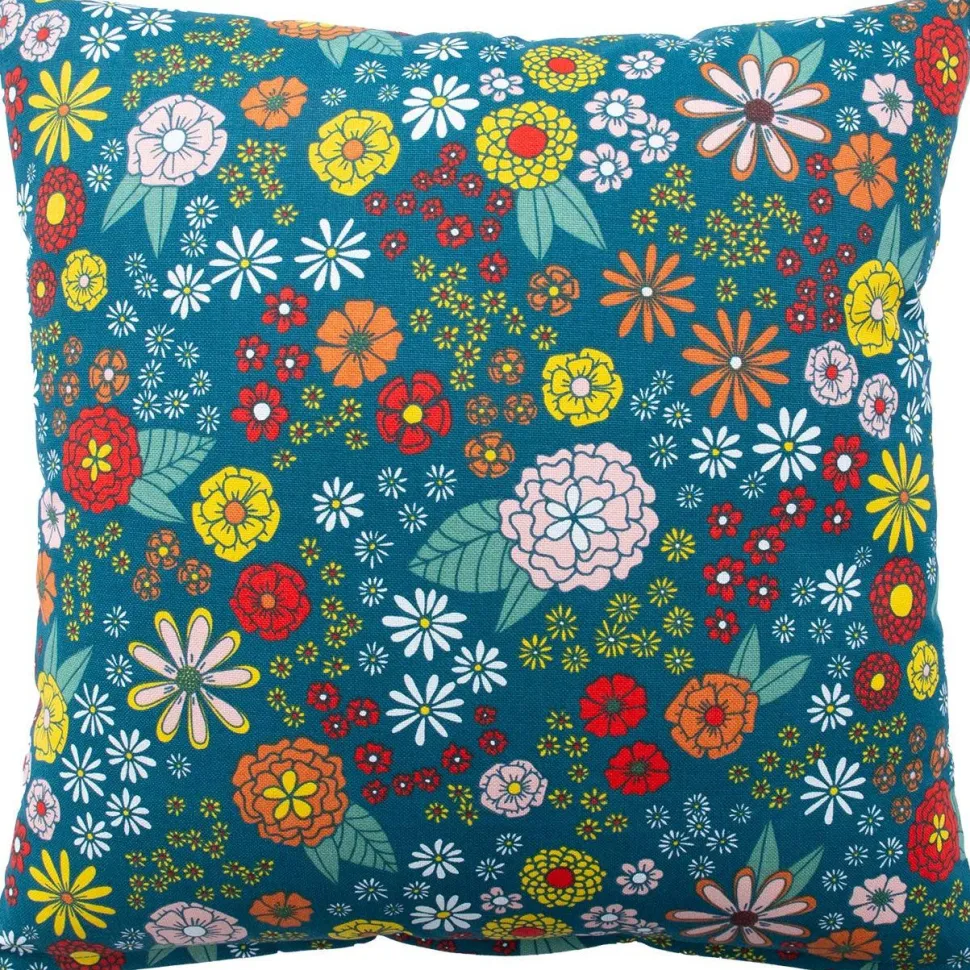 Koristetyyny Home4You HOLLY 45x45 cm, kukkakuosi, monivärinen
