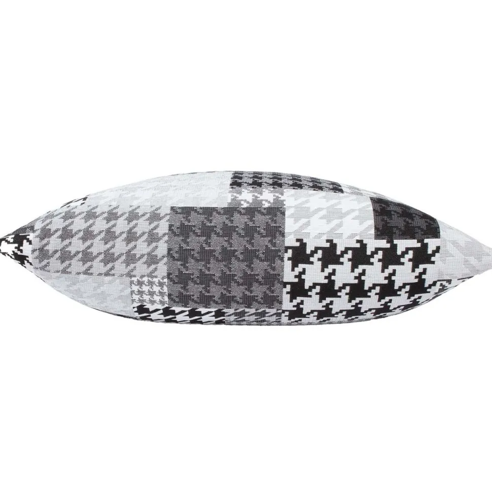 Koristetyyny Home4You HOLLY 45x45 cm, musta ja valkoinen, harmaa