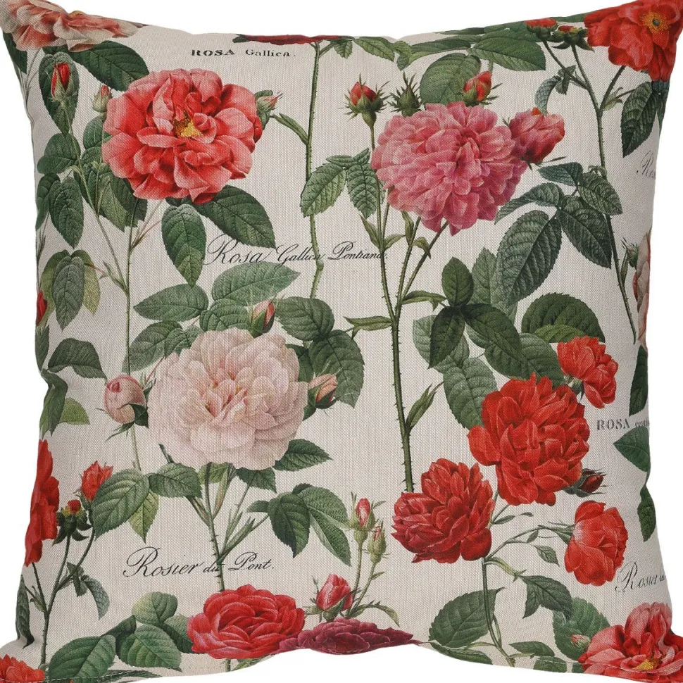 Koristetyyny Home4You HOLLY 45x45 cm, ruusutarha, monivärinen
