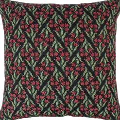Koristetyyny Home4You HOLLY 45x45 cm, tumma kansanperinnekuosi, monivärinen