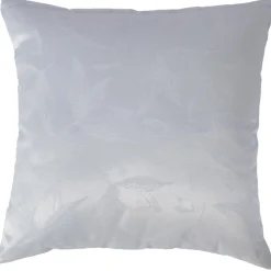 Koristetyyny Home4You PARTY 45x45 cm, valkoinen lehtikuosi, harmaa