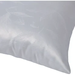 Koristetyyny Home4You PARTY 45x45 cm, valkoinen lehtikuosi, harmaa
